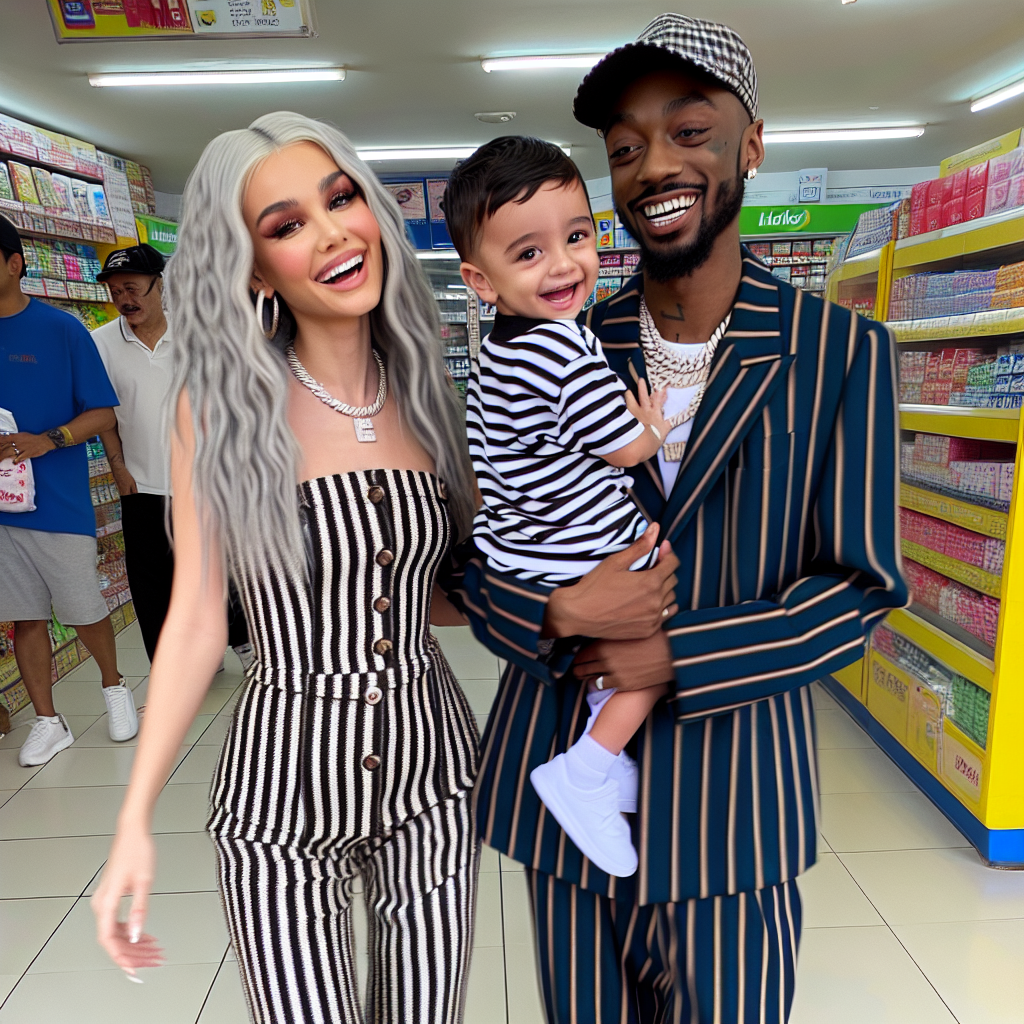 Rihanna and ASAP Rocky's CVS Outing with Son Riot Rose in Stylish Stripes